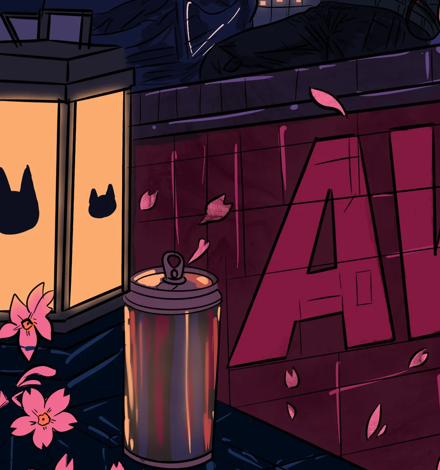 Animevania intro section artwork