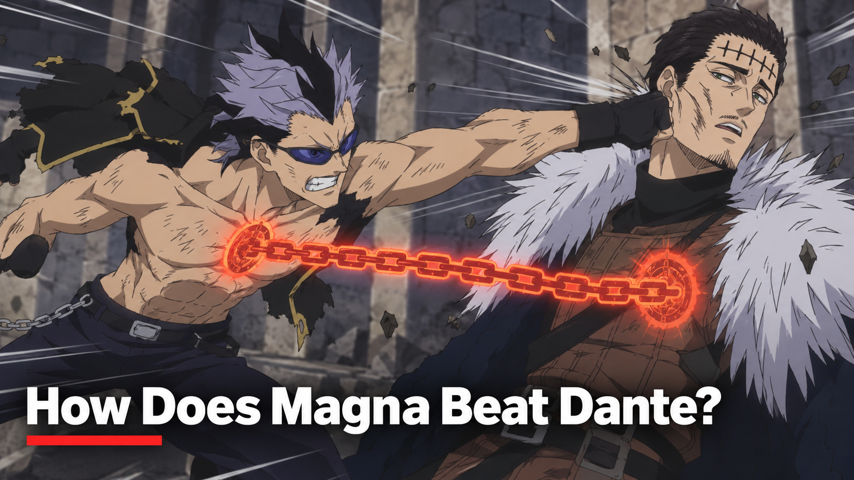 Featured image for How Does Magna Beat Dante in Black Clover?