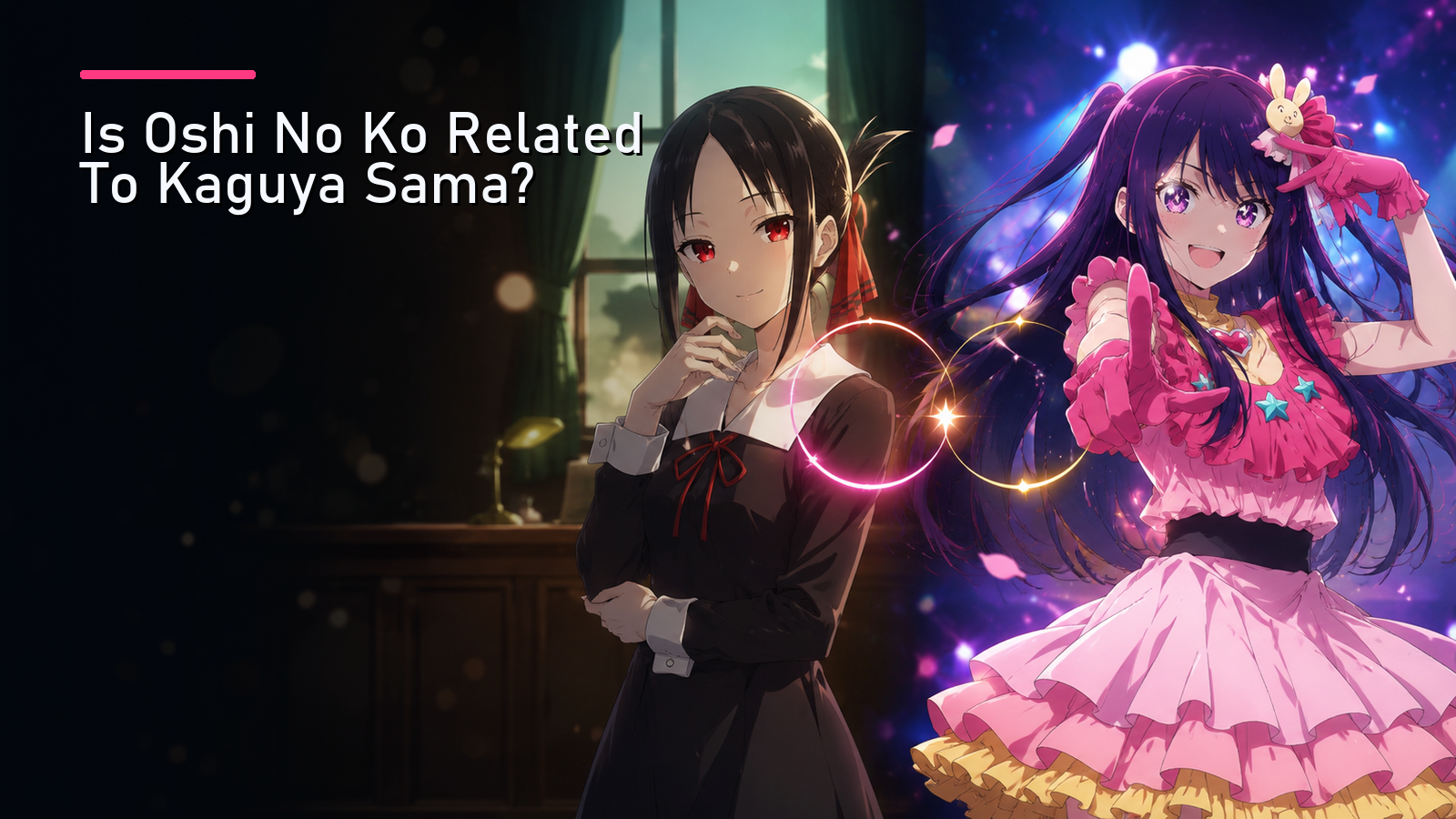Is Oshi No Ko Related To Kaguya Sama?