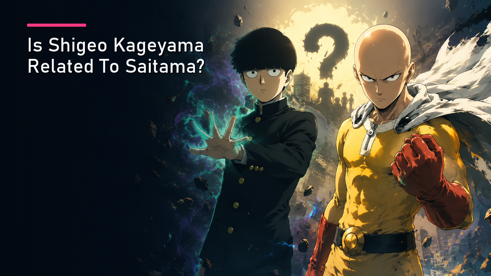 Is Shigeo Kageyama Related To Saitama?