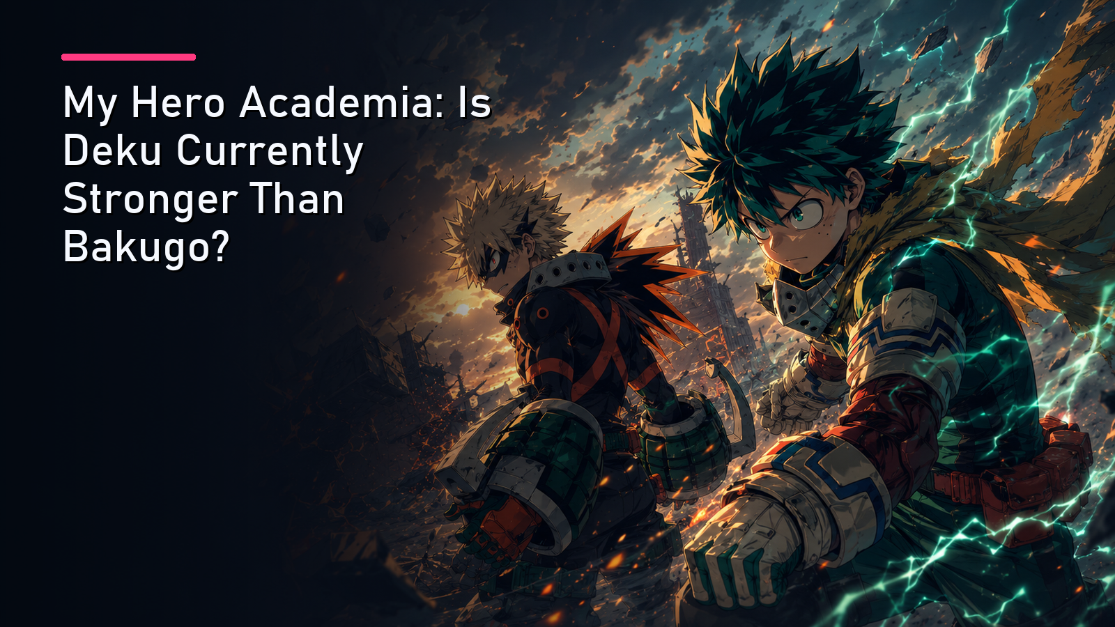 My Hero Academia: Is Deku Currently Stronger Than Bakugo?