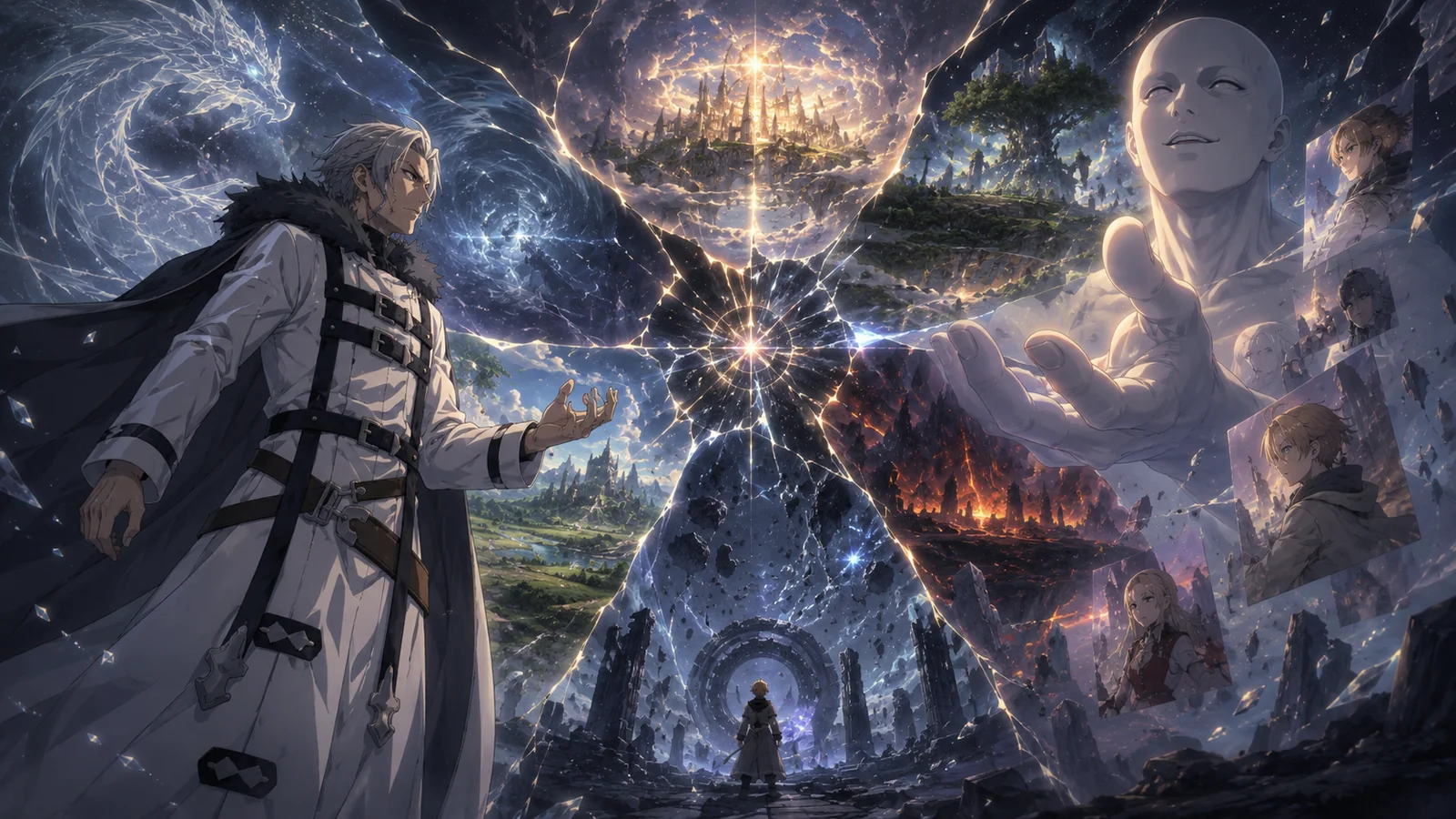 The ancient conflict between the Dragon God and Hitogami